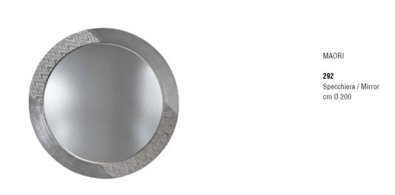 Espejo de pared clásico diseño espejo plateado nuevo Espejo circular nuevo