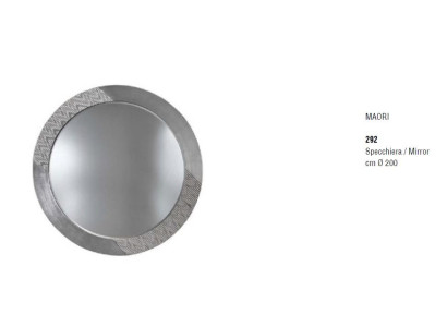 Espejo de pared clásico diseño espejo plateado nuevo Espejo circular nuevo