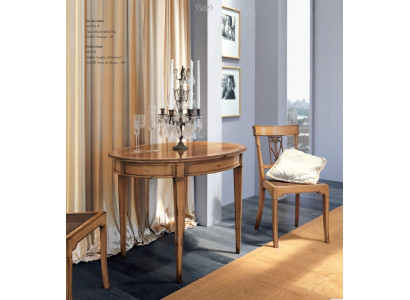 Mesa de comedor Mesa de madera maciza Mesas de madera maciza Estilo barroco clásico antiguo Redonda