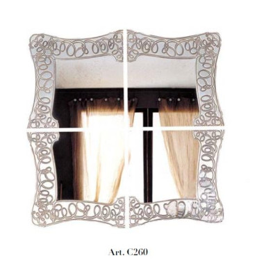 Espejo de diseño moderno Espejo de pared Espejo de pared cuadrado - Modelo С260 Nuevo