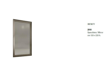 Italian Classic Design Wall Mirror Wood Stand Italian New