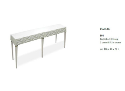 Mesa de consola de maquillaje Muebles italianos Tocadores Mobiliario Estilo de muebles