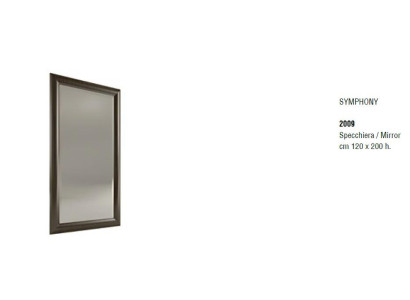 Espejo de diseño clásico Espejo de pared italiano Espejo de pie de madera de pared Italiano Nuevo