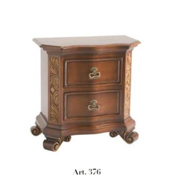 Diseño de mesita de noche, mesa auxiliar, dormitorio, madera, consolas de lujo, nuevo.