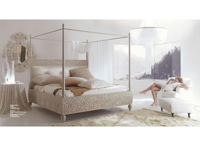 Espejo plegable clásico Mesa de maquillaje Espejo diseñador de muebles italianos 286