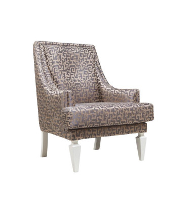 Sillón de salón marrón diseñador de hotel de una plaza muebles de salón