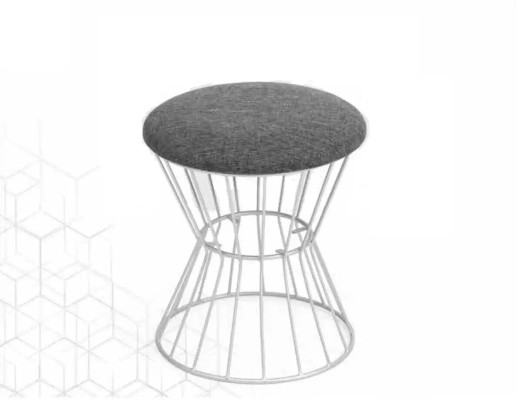 Taburete Puf Cubo Muebles de lujo Diseño Estilo Salón Club Tela