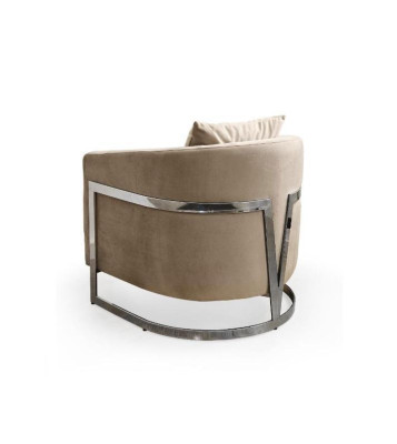 Silla de 1 plaza de tela para salón, acolchada de lujo, asiento de relax nuevo para la sala de estar.