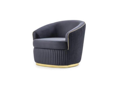 Sillón de diseño de salón de club azul Relax para salas de estar Hotel Lujo Nuevo