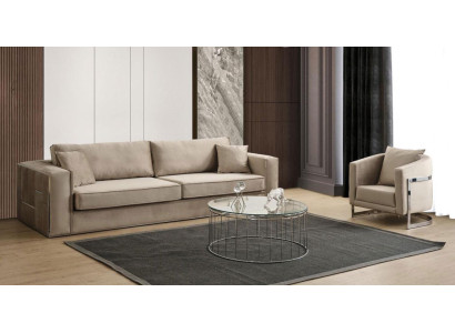 Juego de sofás de 2 piezas para sala de estar, juego completo de sofá de 3+1 asientos, muebles textiles.