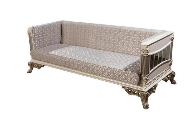Sofá de lujo Chesterfield Set de sofá 3+3+1+1 asientos Grupo clásico de 4 piezas.