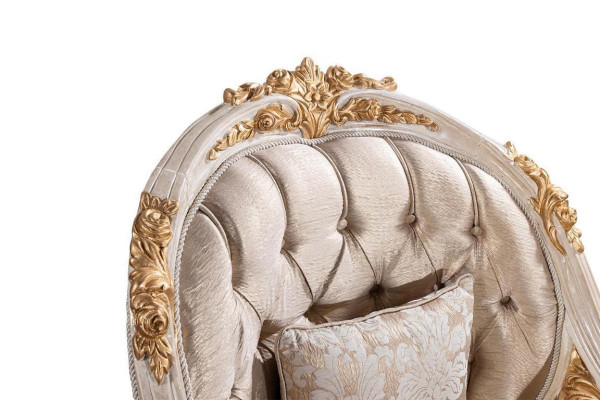 Silla Sofá Tapizado Asiento Diseñador Textil 1 Plaza Sofás Tapizados Chesterfield