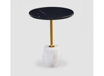 Lujo mesa de mármol muebles de sala de estar diseño redondo mesa de centro estilo