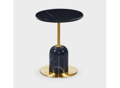 Diseñador Mesa de centro negra Mesa auxiliar Sala de estar Muebles de lujo Mesa