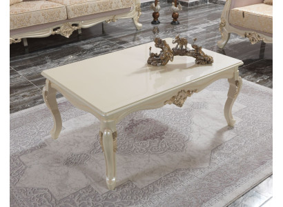 Mesa de centro mesa auxiliar de sala de estar mesa auxiliar consola madera beige mesa