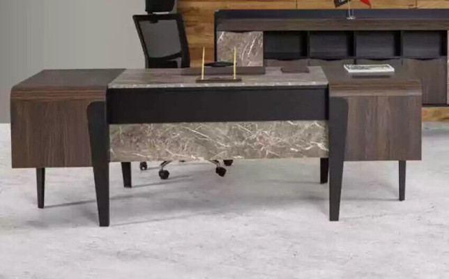 Muebles de oficina, escritorio de lujo, archivador, armario de oficina, nuevo conjunto moderno.