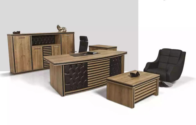 Juego de oficina completo Escritorio Armario de oficina Mesa de centro Muebles de diseño