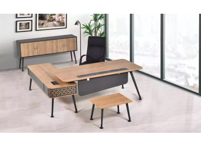 Mobiliario de oficina de lujo Conjunto completo de muebles de diseñador para la oficina en casa.