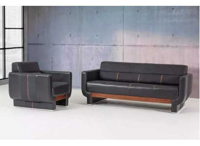 Muebles de oficina modernos Juego de sala completo de lujo con sofá de tres plazas