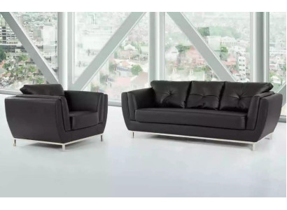Conjunto de sofás Sofá de lujo 3+1 sillón tres plazas sillón asiento juego moderno