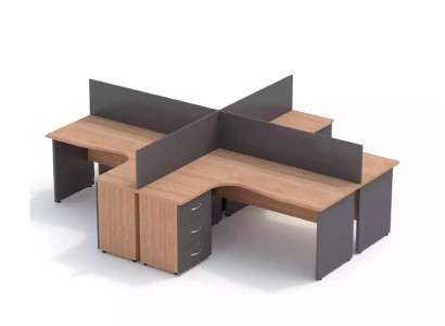Muebles de oficina, escritorios, mesas de equipo, mostrador.
