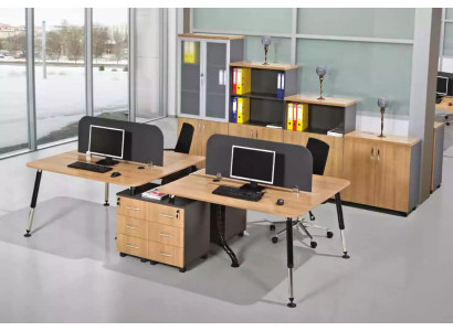Gran escritorio de lujo muebles de oficina para jefe escritorio de computadora de diseño