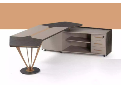 Escritorio en esquina Muebles de oficina Estudio de trabajo Muebles de lujo Moderno Mesa Nuevo