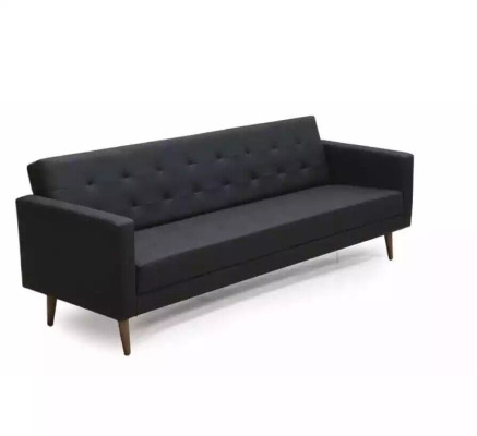 Conjunto completo de sofá: sillón, sofá de tres plazas, estilo muebles para oficina.