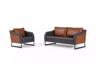Juego de sofás de oficina de dos plazas, sillón de lujo, conjunto de sofás de diseñador.