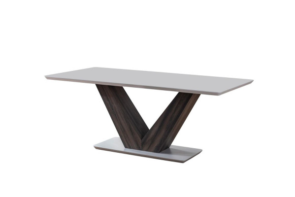 Mesa de comedor de diseñador Muebles modernos en comedor Blanco Exclusivo Novedad