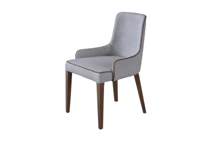 Silla de comedor Silla de cocina Sillas de comedor Nueva Tela Madera maciza