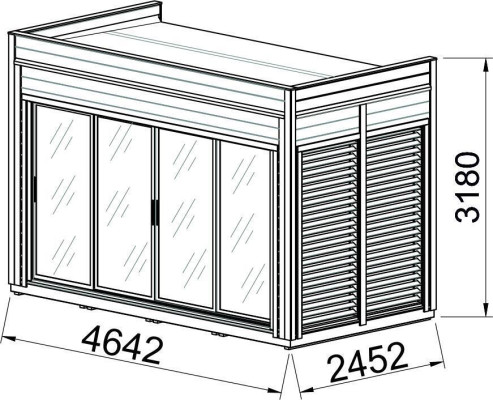 Sauna de madera Sauna seca de madera Woodpro Sauna de jardín Sauna de madera exterior Cabaña de saunas