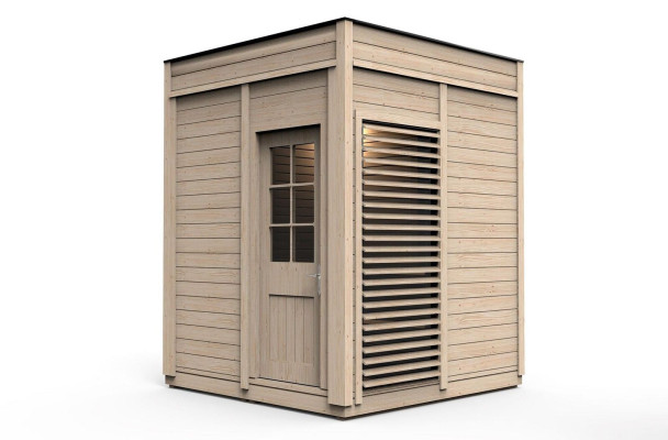 Sauna de madera Jardín Sauna de madera Sauna de exteriores Saunas secas Cabaña Casa