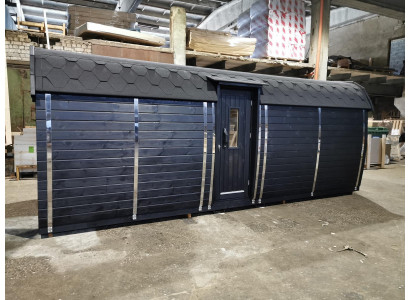 Sauna de madera Sauna exterior Madera Pino Casa de sauna Habitación panorámica 590x230x260