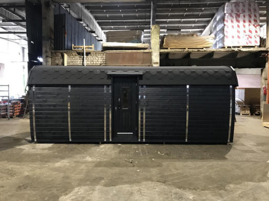 Sauna de madera Sauna exterior Madera Pino Casa de sauna Habitación panorámica 590x230x260