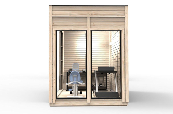 Casa de camping Cabaña de jardín Casa Casa de madera Casa de vacaciones Cabaña Camping 245x245x318