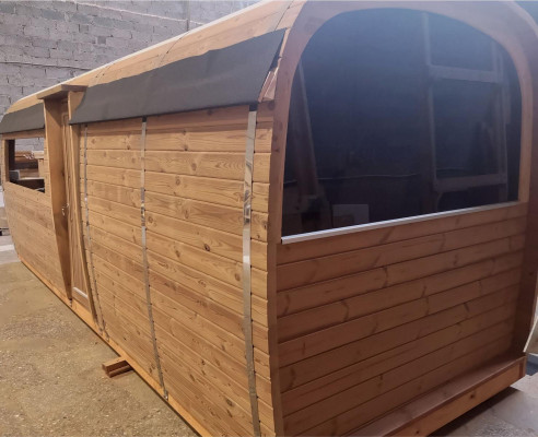 Sauna de madera Sauna exterior Madera Pino Casa de sauna Casita de sauna Casa