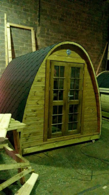 Sauna de madera jardín sauna de madera Saunas al aire libre Sauna seca 350x240x260