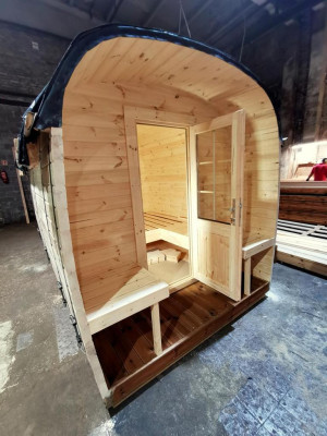 Sauna de madera Sauna seca Sauna de jardín Sauna de madera Saunas exteriores 300x230x270