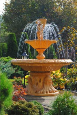Fuente decorativa de jardín, figura de fuente, decoración de estanque CARELLO.