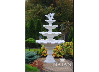 Fuente de jardín estanque fuente de piedra de 213 cm fuente de jardín Fuente Nueva