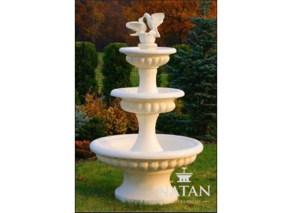 Fuente ornamental Escultura de fuente Fuente Decoración 186 cm Jardín Fuente Estanque Nuevo