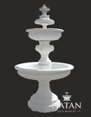 Fuente ornamental Escultura de fuente Decoración de jardín Fuente NEPTUNO