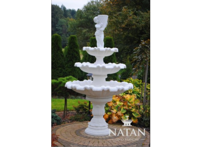Fuente decorativa escultura de jardín fuente estanque nueva 227 cm.