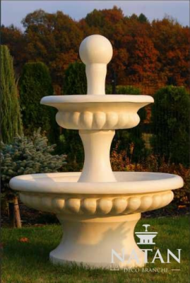 Fuente de jardín estanque fuente 163 cm fuente de piedra fuente de jardín fuente nueva