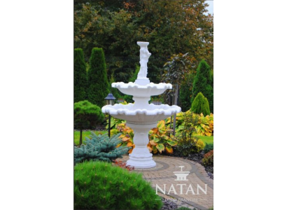 Fuente ornamental figura 197cm fuente decoración jardín estanque.
