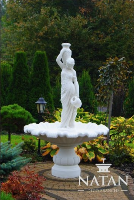 Zierbrunnen Fuente Decorativa Fuente Jardín Decoración Fuente Estanque Agua ALLENA