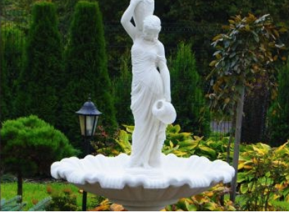 Zierbrunnen Fuente Decorativa Fuente Jardín Decoración Fuente Estanque Agua ALLENA