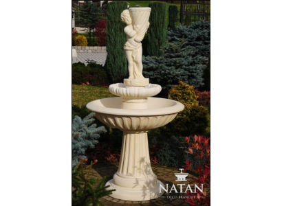 Fuente decorativa Zierbrunnen Springbrunnen 172 cm Escultura Fuente Decoración Jardín Fuente Estanque Nuevo