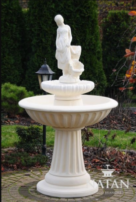 Zierbrunnen Fuente decorativa 162cm Escultura Fuente Decoración Jardín Fuente Estanque Nuevo